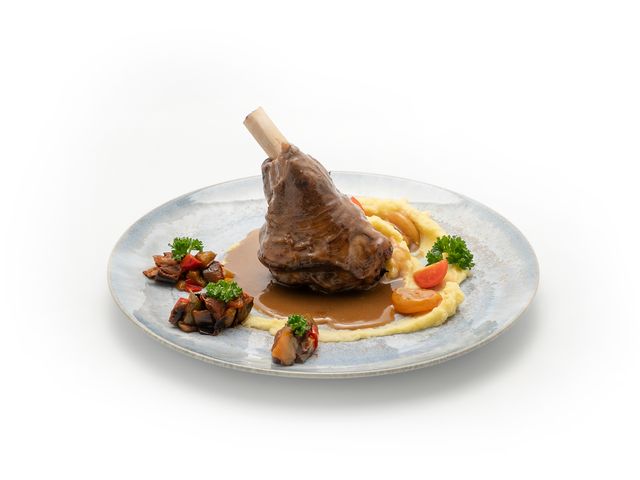 Restaurant La Désalpe Souris d'Agneau confit aux abricots